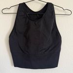 PINK - Victoria's Secret Victoria’s Secret | PINK Sport Black Sports Bra Cropped Tank. Size XL Photo 1
