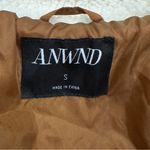 Anwnd  Tan Sherpa Cropped Jacket Women’s Small Photo 2
