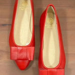 BluBlonc Maya Red Leather Pointed Photo 0