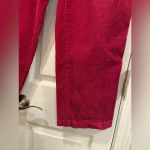 VTG Fox Collection Magenta Pink Elastic Waist High Rise Corduroy Pants Size 16 Photo 8
