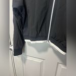 Athleta  Brooklyn Track Women’s size S Sports Jacket Coat Black White Full Zip Photo 2