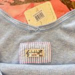 Free People misty blue coquette rose cami Photo 7