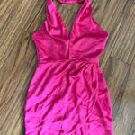 Ramy Brook Pink Halter Dress Photo 3