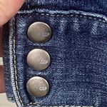 Gap  Jeans Womens Size 6 Ultra Low Rise Cropped Blue Dark Wash Denim Buttons Photo 2