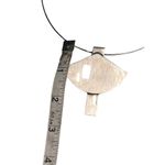 Vtg Cris G Modernist 925 Silver Earring Choker Necklace Contemporary Jewelry Set Photo 8