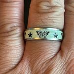 Glow in the dark Star butterfly ring size 10.5 Green Photo 9