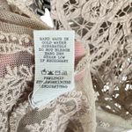 BKE Lace Crochet V-Neck 3/4 Sleeve Button Up Lightweight Sheer Tunic Blouse XL Photo 6