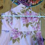 NWT Lulus Romantic Marvel Light Pink Floral Halter Maxi Dress Purple Size L Photo 6