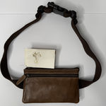 Scully Waist Belt Pouch Wallet Brown Leather Camo Unisex Travel Easy Carry New Photo 0