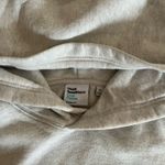 Aritzia tna heather grey oversized cropped blank hoodie Photo 4