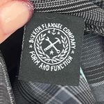 Dixxon Xenos bamboo plaid snap front short sleeve shirt NEW medium Blue Photo 8