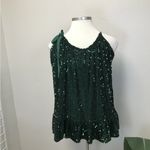 Free People  Nova Green Convertible Sequin Mini Dress - Size Small Photo 4