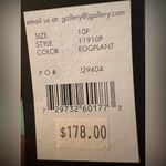 Gallery  Eggplant Hooded Trench Raincoat NWT Photo 7