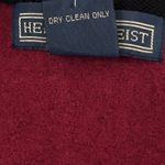 Herman Geist Vintage  100% Boiled Wool Vest Womens Size Large Red Frog Closure Photo 5