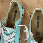 Converse  Chuck Taylor All Stars Low Top Ace Up Sneakers Aqua Teal 7 Men 9 Women Photo 8
