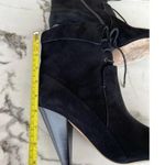 Veronica Beard  "Hawthorne" Black Suede Booties 38 Photo 9