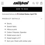 Edikted Honolulu Shorts Photo 4