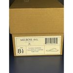 Melrose Ave. Los Angeles Women's Gold Flip Flop Slide Sandals, Size 8.5 Photo 3