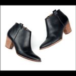 Madewell The Billie black leather ankle booties Photo 1