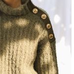 Moschino  Boutique Alpaca Chunky Knit Sweater Photo 5