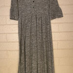 Reborn Charcoal Long Sleeve Dress Gray Photo 0
