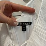EXPRESS  White Ruffle Mini Dress Photo 4