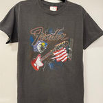 Fender Guitar Medium NWT Gray Tee Shirt Americana Photo 0