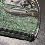 NWT Charmian Corset Jacket Belt Bag Set Emerald Green Lace Size Medium Photo 6