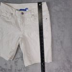 Simply Vera, Vera Wang SimplyVera Vera Wang White Bermuda Shorts Womens 0 Textured Embossed Fabric Photo 9