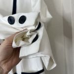 Jacqueline Ferrar Vintage  Womens Blazer White Multi-Color Size 14 Viscose Blend Photo 8