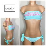Anthropologie New. Basta Surf mint blue bikini. Large. Retails $138 Photo 1