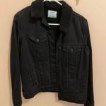 Old Navy black sherpa jean jacket Photo 0