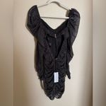 For Love & Lemons  All That Glitters Dress Sz M NEW‎ Glitter Mini New Years Photo 5