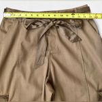Heartloom NWT Women’s Tan Cargo Pants Cotton Blend with Adjustable Ankles Size L Photo 9