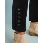 Anthropologie Essential Slim Tailored Velvet Trouser Size 8 Black Photo 3