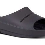 Oofos Ooahh Black Support and Comfort Slide Sandal, sz 39(M:6, W:8) Photo 0