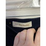 Pilcro and the Letterpress  Navy Corduroy Flare Pants Sz 26 Button Detail Photo 5