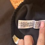 ZARA  Womens Soft Cropped Pants Black Size M Relaxed Cozy Loungewear Pockets Photo 3