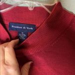 Preston & York  Women size X-Large red knit blouse CFT-A‎ Photo 1