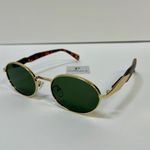 Oval Sunglasses / Gold Color Oval Sunglasses Photo 1