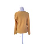Marc New York Women's Blouse, L, Mustard Yellow Photo 1