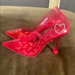 Barbie x ALDO Barbiestessy Collection Pink Translucent Pointed Toe Pumps 6.5 Photo 5