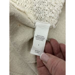 Lucky Brand Womans  Medium Long Sleeve Blanket Cascading Cream Detail Cardigan Photo 3