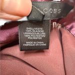 Marc Jacobs  Silk Floral Ribbon Tiered Bohemian Midi Skirt Maroon Wine Size  12 Photo 7