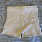 ZARA Cream Knit Shorts, Sz M Photo 1