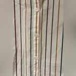 Madewell  Slightly Oversized Cotton Central Shirt in Sadie‎ Stripe Multistripe XS Photo 9