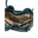 Cole Haan women’s green leather suede handbag purse medium size SKU 3557 Photo 11