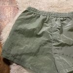 Open Edit  Shorts Women's Medium Relaxed Pull‎ On Green Drawstring Waist Photo 7