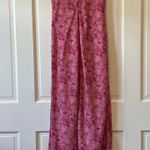 Jonathan Martin Y2K Pink Floral Midi Dress Photo 2
