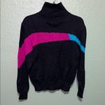 Vintage OSSI Ski Wear Colorblock Sweater Unisex 80s 90s Size M Photo 1